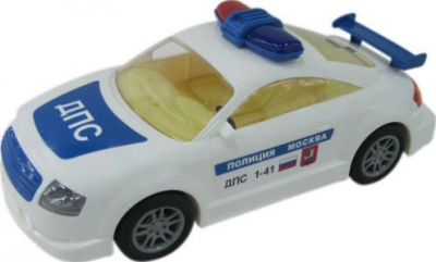 Машина 37039 ДПС Москва инерц.Полесье  — продажа оптом и в розницу в интернет-магазине игрушек «Флинт»