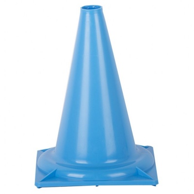 Конус сигнальный 831 голубой 35см  — продажа оптом и в розницу в интернет-магазине игрушек «Флинт»