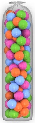 Шар цветной пласт.412 для сухих бассейнов d=60мм набор 100шт.в сетке НОРД  — продажа оптом и в розницу в интернет-магазине игрушек «Флинт»