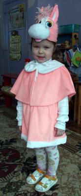 Костюм Пони 89072 розовая плюш.(юбка,накидка,шапка)  — продажа оптом и в розницу в интернет-магазине игрушек «Флинт»