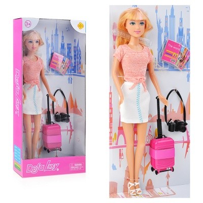 Кукла 8377 Defa Lucy Путешественница кор.32х15х5см  — продажа оптом и в розницу в интернет-магазине игрушек «Флинт»