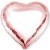Шар Фольга 32" Сердце цвета в ассортменте  — продажа оптом и в розницу в интернет-магазине игрушек «Флинт»