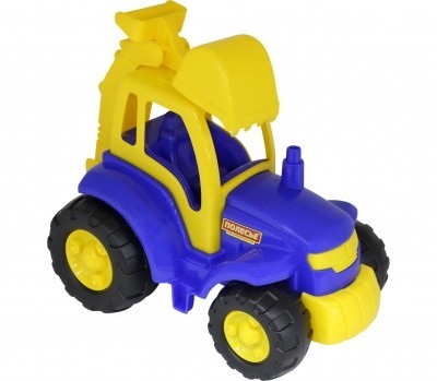 Трактор Чемпион 0568 с лопатой Полесье  — продажа оптом и в розницу в интернет-магазине игрушек «Флинт»