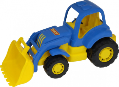 Трактор Крепыш 44549 погрузчик Полесье  — продажа оптом и в розницу в интернет-магазине игрушек «Флинт»