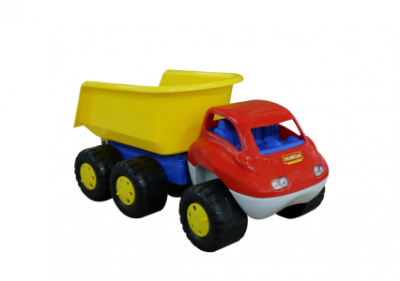 Машина 46116 Дакар Самосвал с прицепом Полесье  — продажа оптом и в розницу в интернет-магазине игрушек «Флинт»