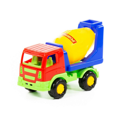Машина 3260 Тема бетоновоз Полесье  — продажа оптом и в розницу в интернет-магазине игрушек «Флинт»