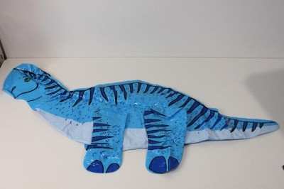 И/Н 01227 Динозавр надувной 76х30см  — продажа оптом и в розницу в интернет-магазине игрушек «Флинт»