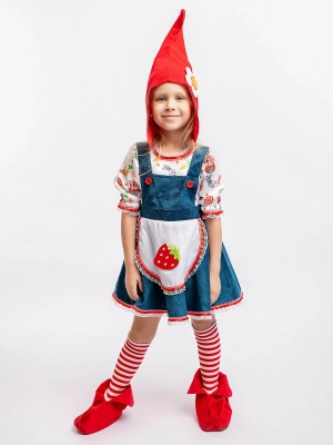 Костюм Гномик 980 Рита р-р 28-110 (платье, шапка, ботики) Батик  — продажа оптом и в розницу в интернет-магазине игрушек «Флинт»