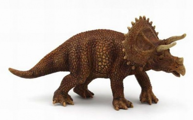 Зоопарк пласт.502 Динозавр-Трицератопс в пак.30х26х9,2см  — продажа оптом и в розницу в интернет-магазине игрушек «Флинт»
