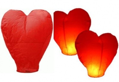 Фонарик 190 небесный Сердце  — продажа оптом и в розницу в интернет-магазине игрушек «Флинт»