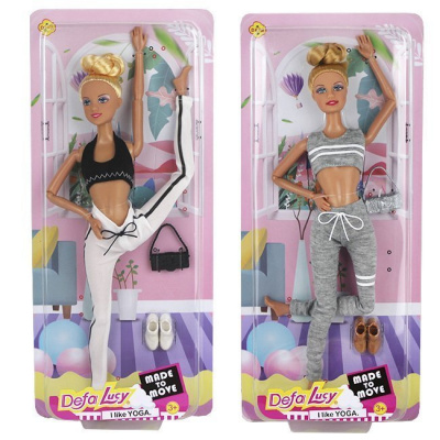 Кукла 8370 Defa Lucy фитнес на карт.15,5х35х4,5см  — продажа оптом и в розницу в интернет-магазине игрушек «Флинт»