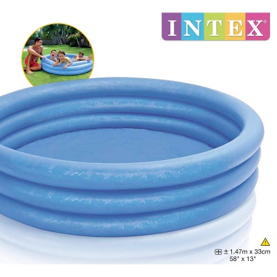 Бассейн 58426 Голубой хрусталь 147х33см INTEX  — продажа оптом и в розницу в интернет-магазине игрушек «Флинт»