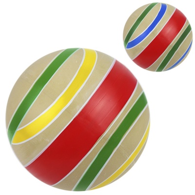 Мяч 150мм Р7-150 ЭКО ручное окрашивание (в уп.16шт.)  — продажа оптом и в розницу в интернет-магазине игрушек «Флинт»