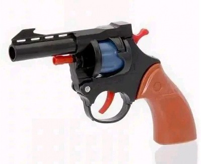 Пистолет 03-А1 для пистонов в пак.17х12х2см  — продажа оптом и в розницу в интернет-магазине игрушек «Флинт»